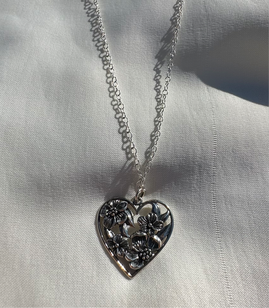 Blooming Heart Necklace