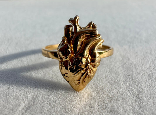 Golden Heart Ring